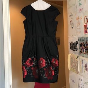 Black cocktail dress